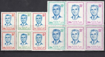 بلوک سری پستی پانزدهم محمدرضاشاه