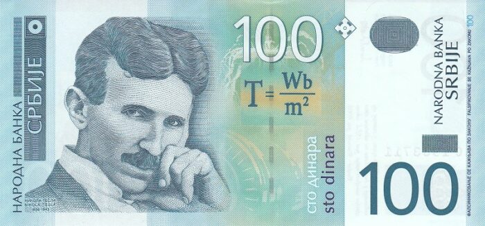 100 دینار صربستان