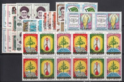 بلوک کامل تمبرهای 1360