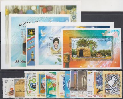 سری کامل تمبرهای 1391