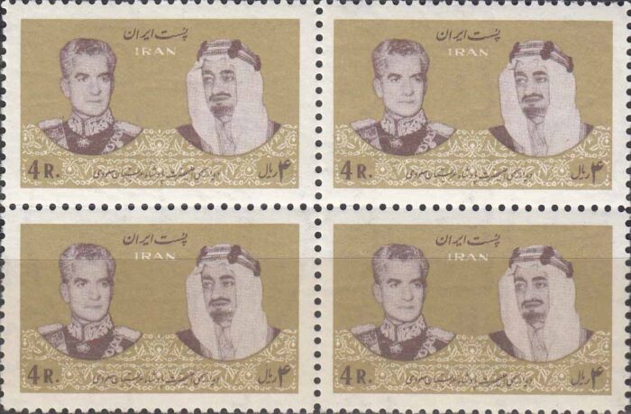 بلوک دیدار پادشاه عربستان 1344