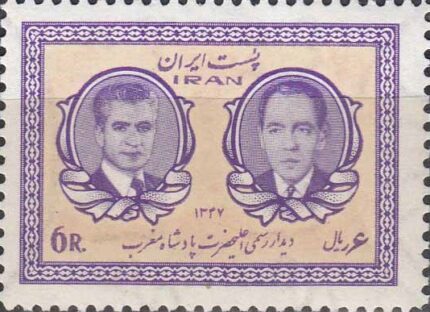 سری دیدار پادشاه مراکش 1347