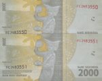 2000 روپیه اندونزی (جفت بانکی)