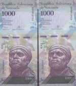 1000 بولیوار ونزوئلا (جفت بانکی)