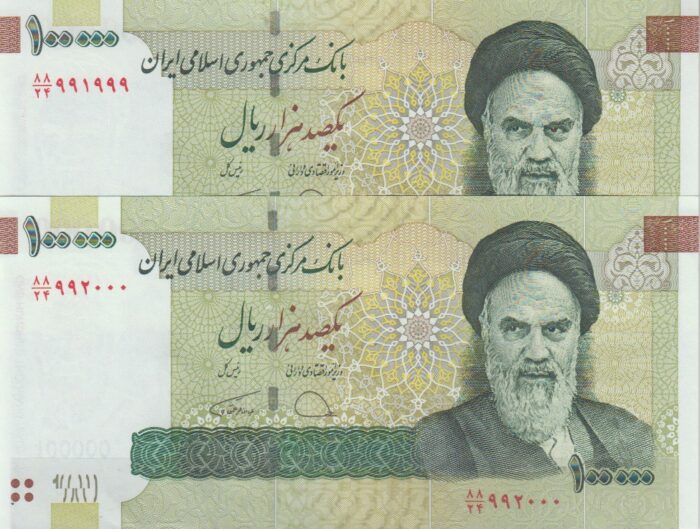 100000 ریال دژپسند-همتی_5 شماره یکی