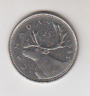25 سنت کانادا 1985