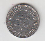 50 فینینگ آلمان 1950