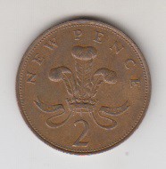 2 پنی انگلستان 1971