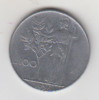 100 لیر ایتالیا 1956