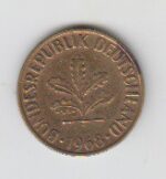 10 فینینگ آلمان 1968