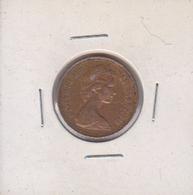 1 پنی انگلستان 1971