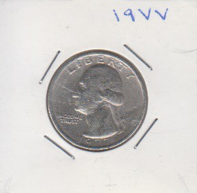 سکه کوارتر آمریکا 1977