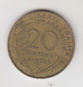 20 سنتیموس فرانسه 1963