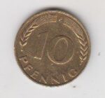 10 فینینگ آلمان 1971