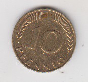 10 فینینگ آلمان 1971