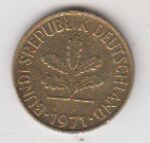 10 فینینگ آلمان 1971