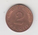2 فینینگ آلمان 1978