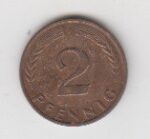 2 فینینگ آلمان 1962