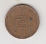 1 پنی انگلستان 1973