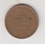 1 پنی انگلستان 1973