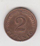 2 فینینگ آلمان 1962