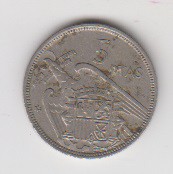 5 پتاس اسپانیا 1957
