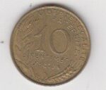 10 سنتیموس فرانسه 1972
