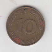 10 فینیگ آلمان 1982
