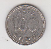 100 ین ژاپن 1992