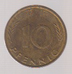 10 فینینگ آلمان 1981