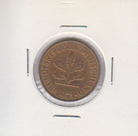 10 فینینگ آلمان 1971