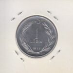 1 لیر ترکیه 1977