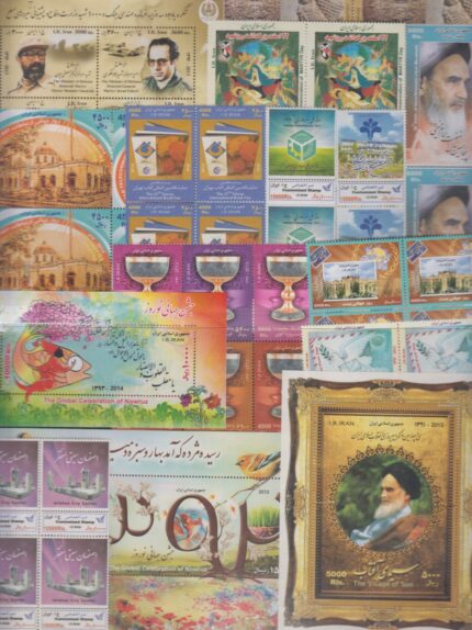بلوک کامل تمبرهای 1393