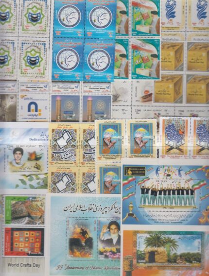 بلوک کامل تمبرهای 1391