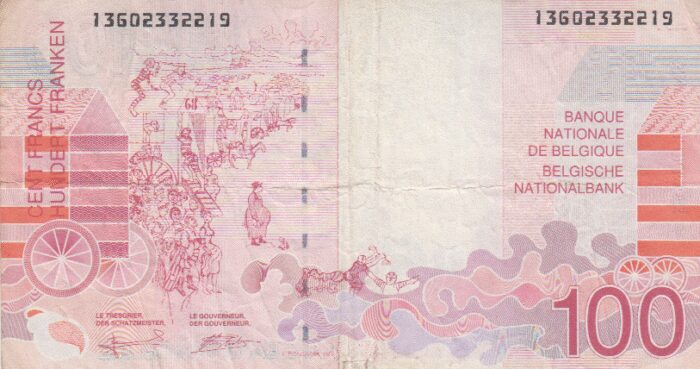 100 فرانک بلژیک 1999