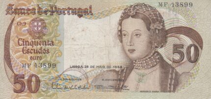 50 اسکادو پرتغال 1968(کارکرده)