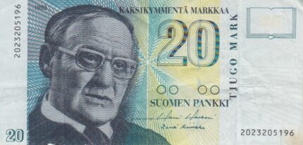 20 مارک فنلاند 1993(کارکرده)