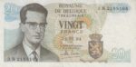 20 فرانس بلژیک 1964(کارکرده)