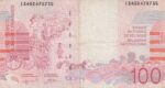 100 فرانک بلژیک 1999(کارکرده)