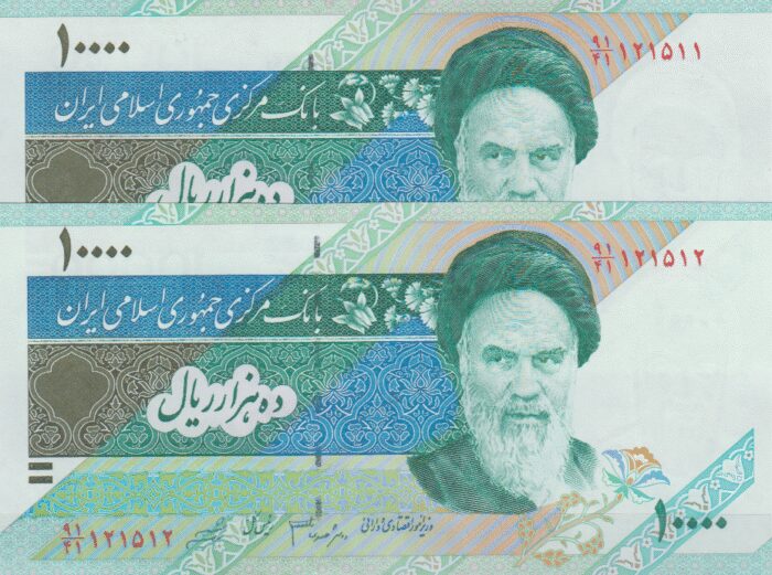 جفت 10000 ریال دانش جعفری-شیبانی(ارور بدون نقطه)